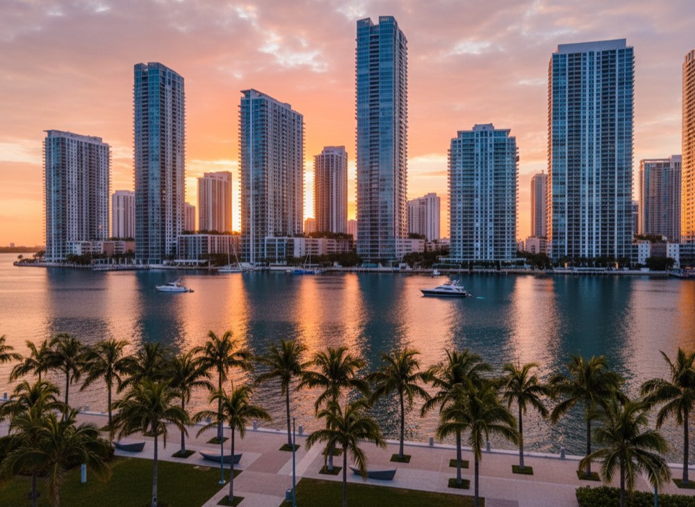 Edgewater Miami bayfront towers